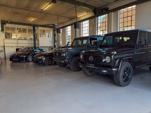 Veicoli Classe G nell'officina Walger Works